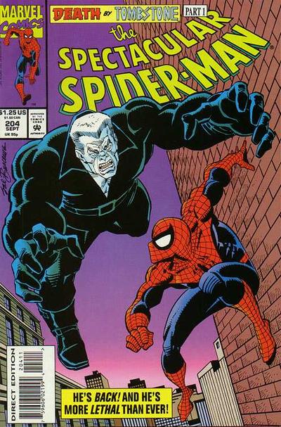 The Spectacular Spider-Man #204 [Direct Edition]-Very Fine