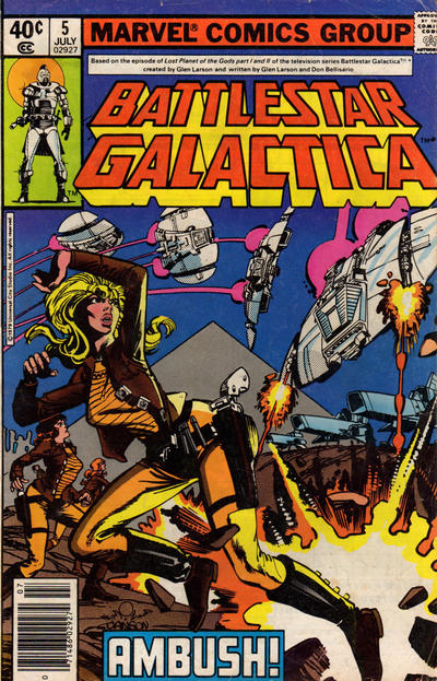 Battlestar Galactica #5 [Newsstand]-Fine (5.5 – 7)