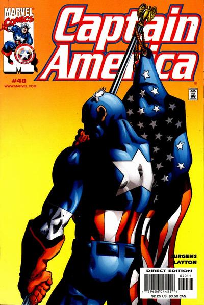 Captain America #40 [Direct Edition]-Near Mint (9.2 - 9.8)