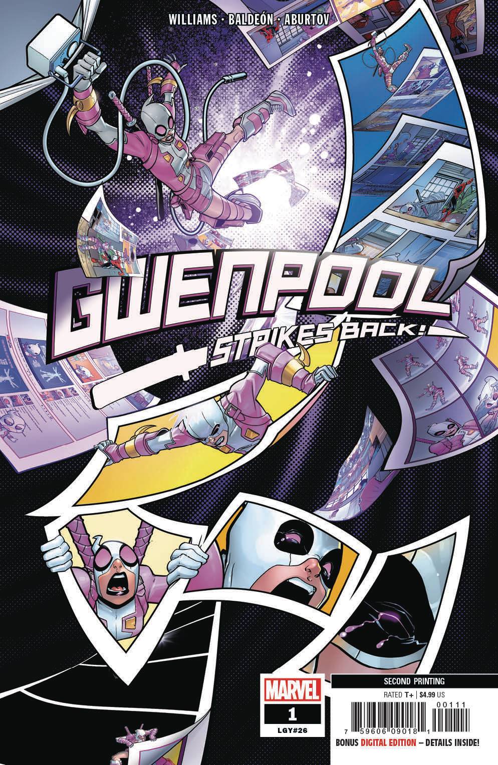 Gwenpool Strikes Back #1 2nd Printing Baldeon Variant (Of 5)