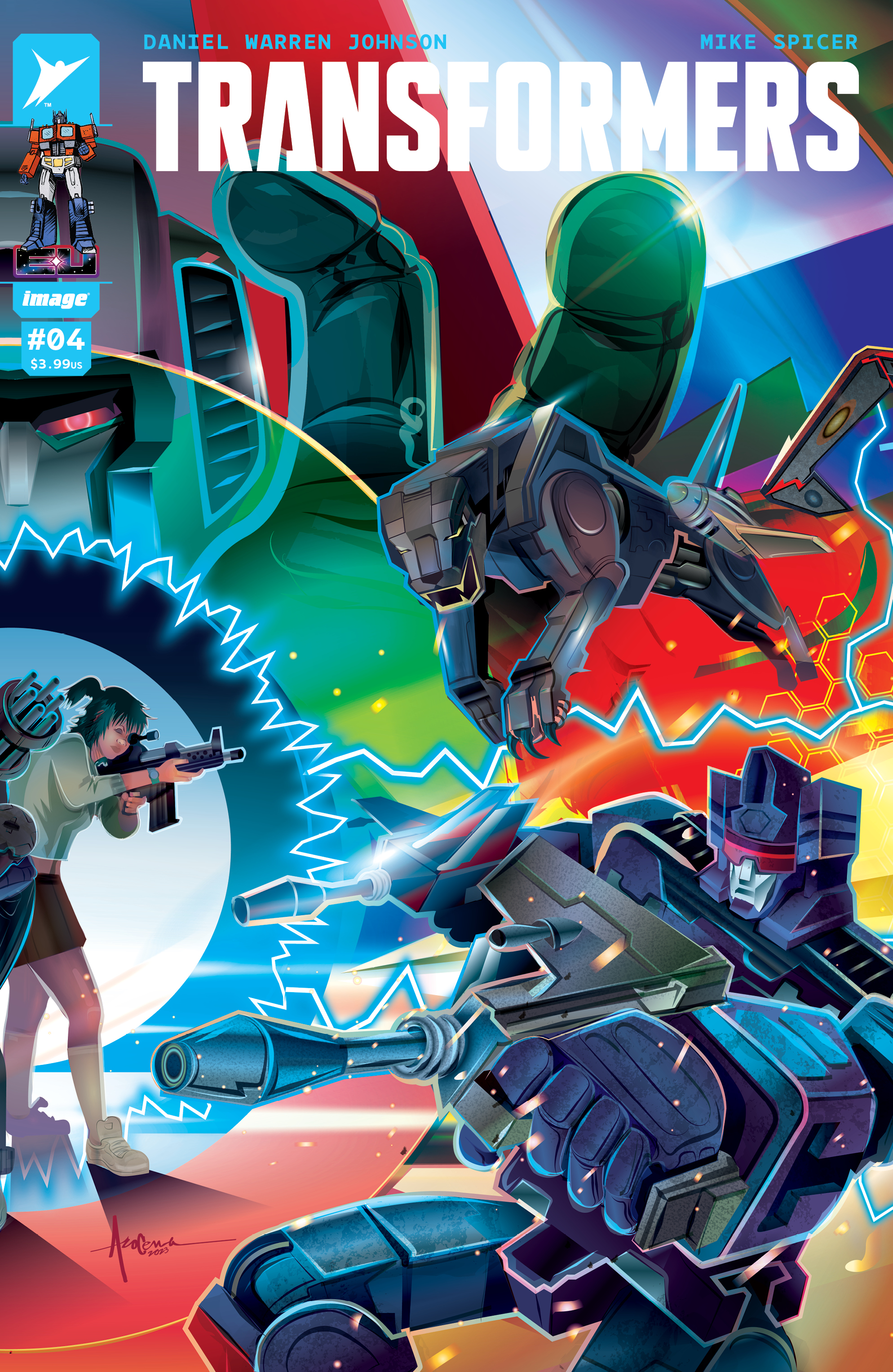 Transformers #4 Cover C 1 for 10 Incentive Orlando Arocena Variant