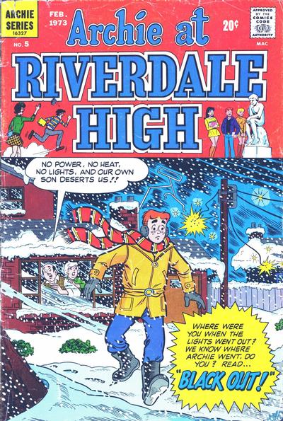 Archie At Riverdale High #5 - Vg-