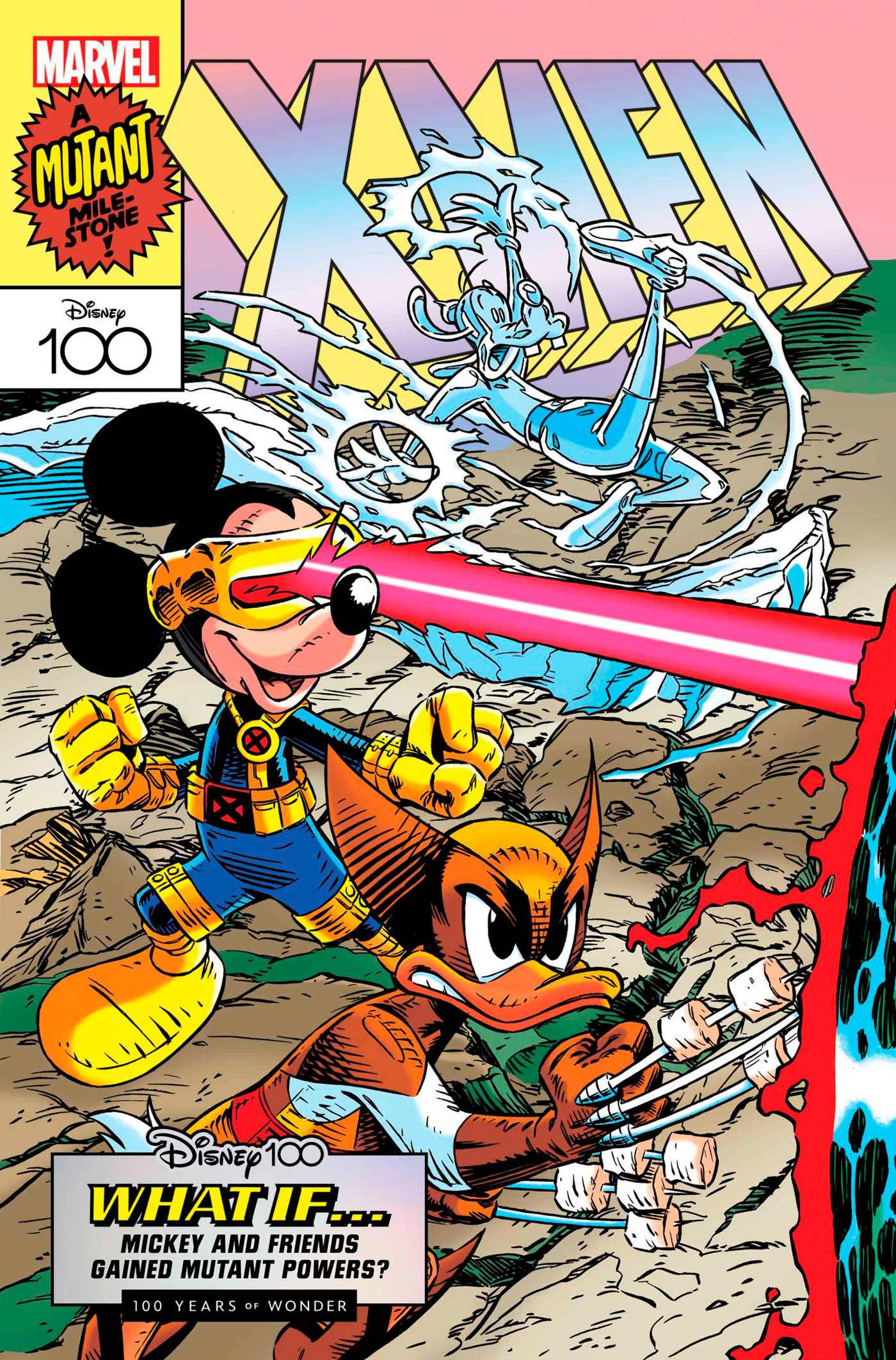 Amazing Spider-Man #39 Vitale Mangiatordi Disney100 X-Men Variant (Gang War)