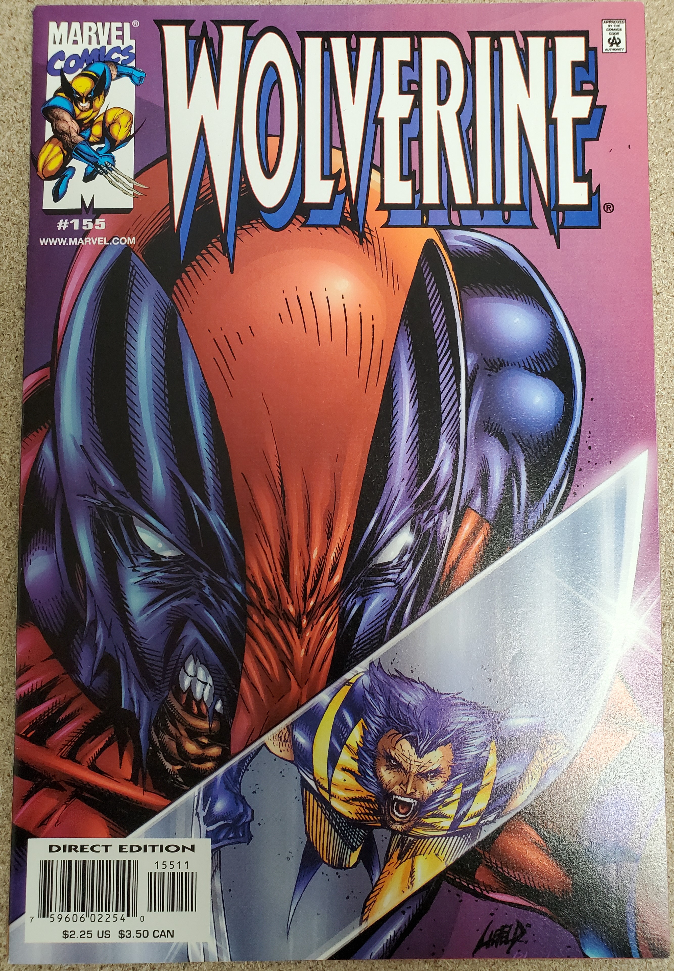 Wolverine #155 (Marvel 1988) Deadpool App