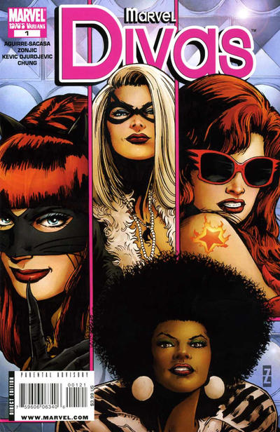 Marvel Divas #1 (70s Decade Variant) (2009)