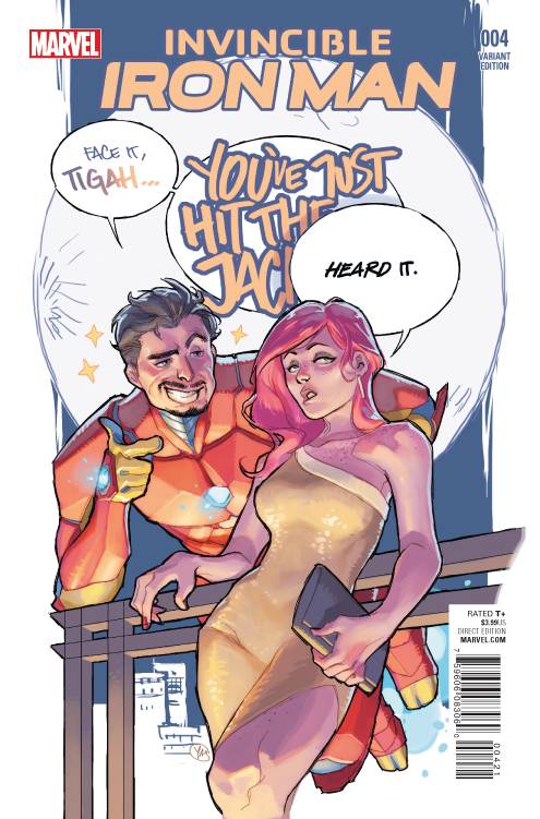 Invincible Iron Man #4 Putri Variant (2015)