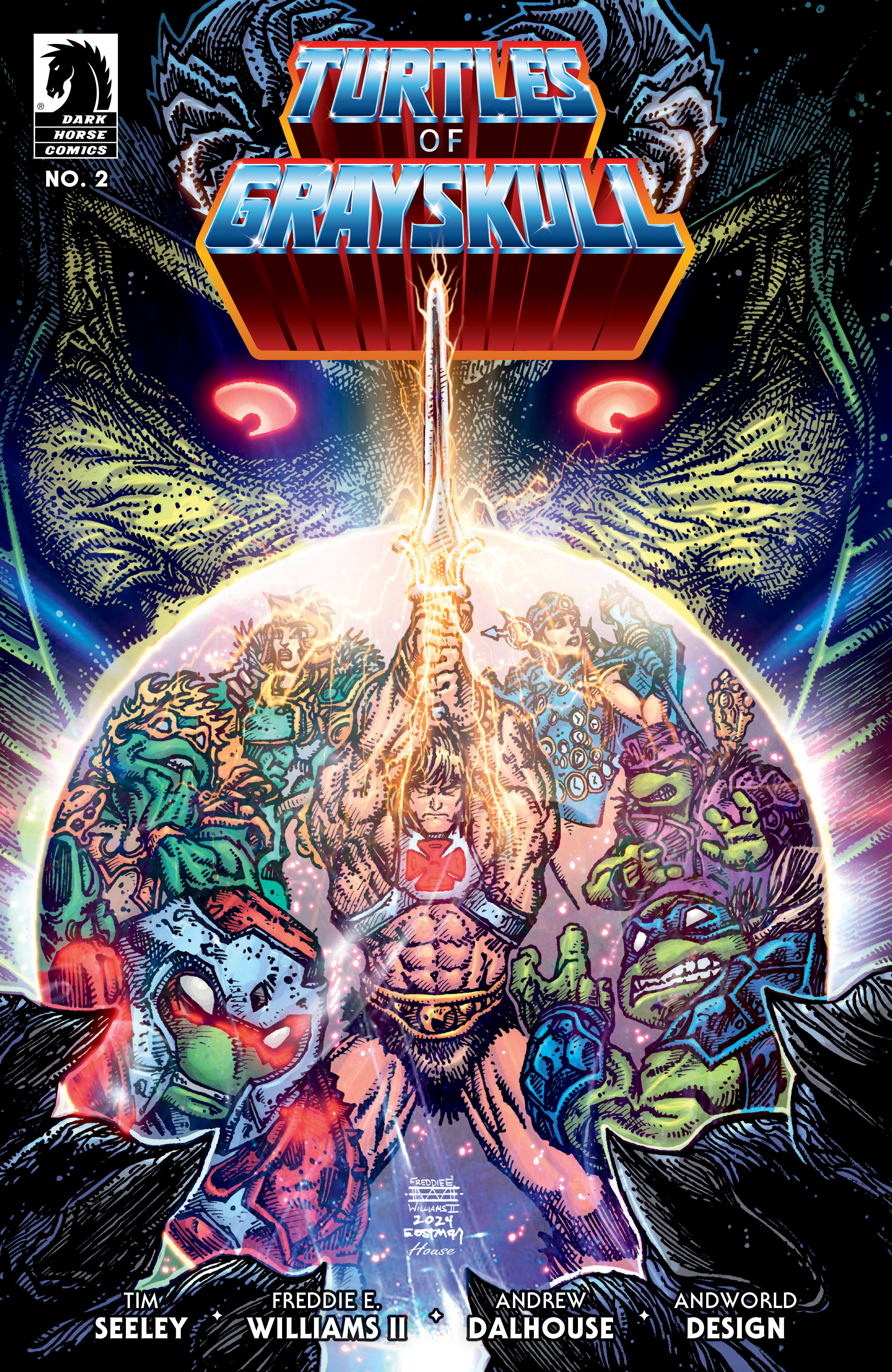 Masters of the Universe/Teenage Mutant Ninja Turtles: Turtles of Grayskull #2 Cover B (Freddie E. Williams II)