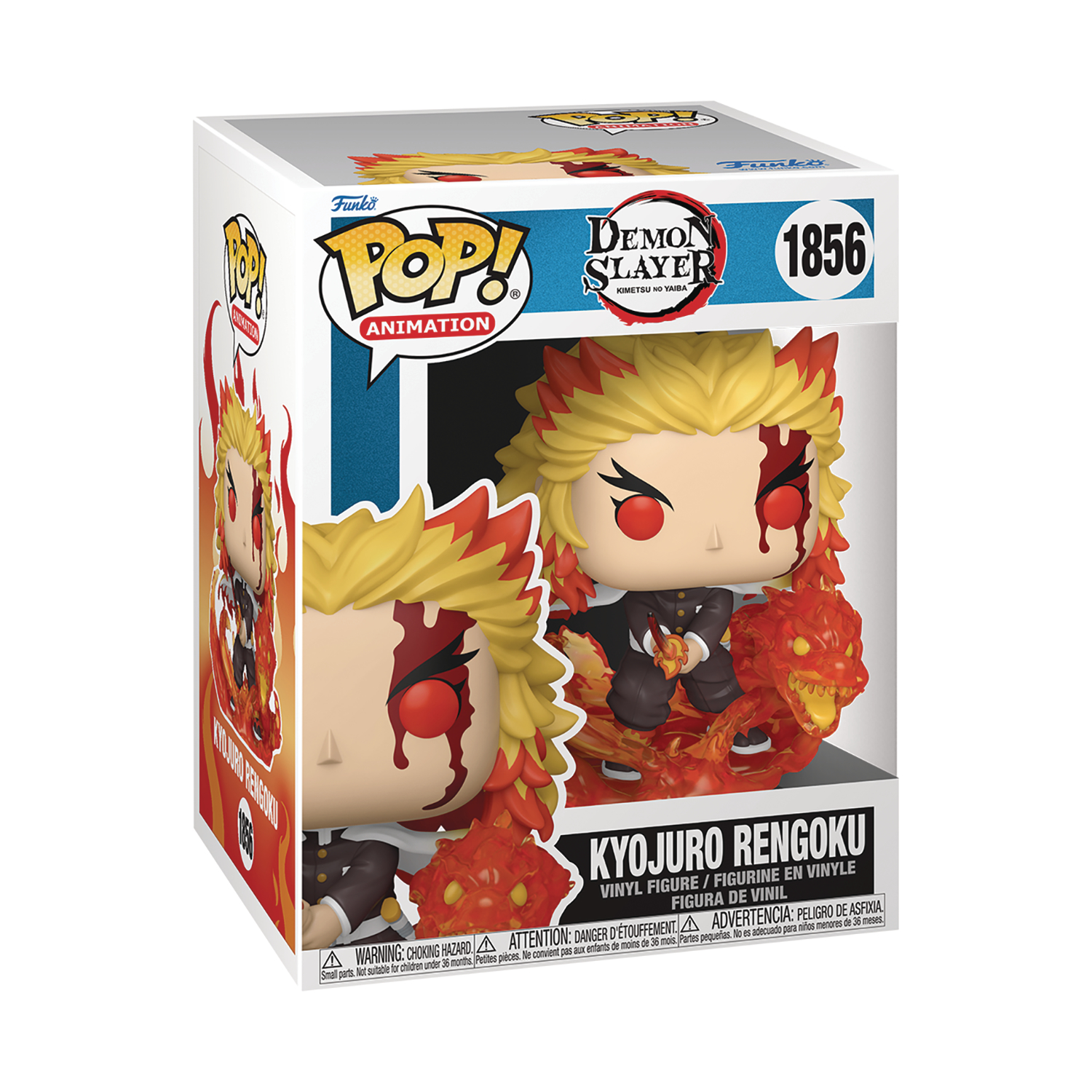 Demon Slayer Kyojuro Rengoku 9Th Form Premium Funko Pop Vinyl Figure #1856