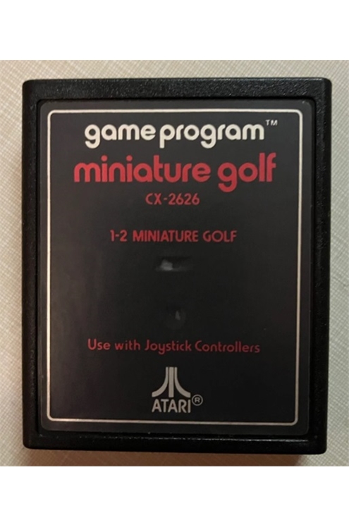 Atari 2600 Vcs Miniature Golf - Cartridge Only - Pre-Owned