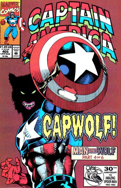 Captain America #405 [Direct]-Near Mint (9.2 - 9.8)