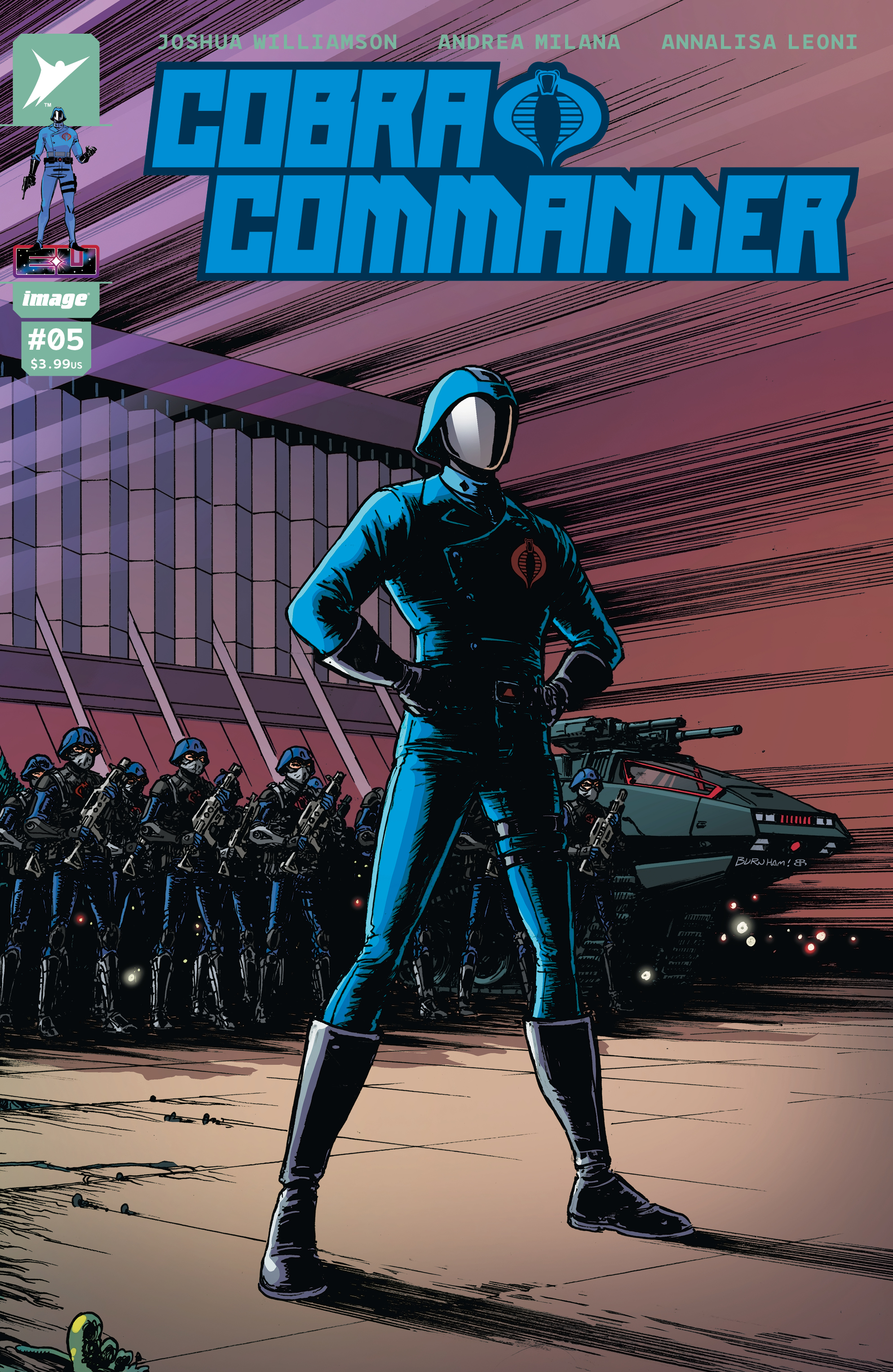 Cobra Commander #5 1 for 10 Variant Burnham & Brian Reber (Of 5)
