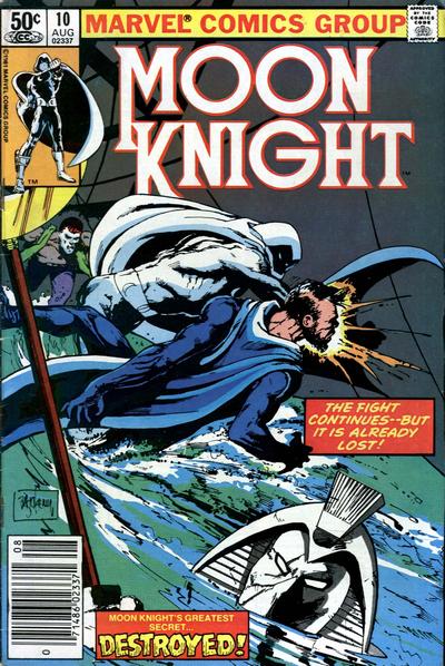 Moon Knight #10 [Newsstand]-Near Mint (9.2 - 9.8)