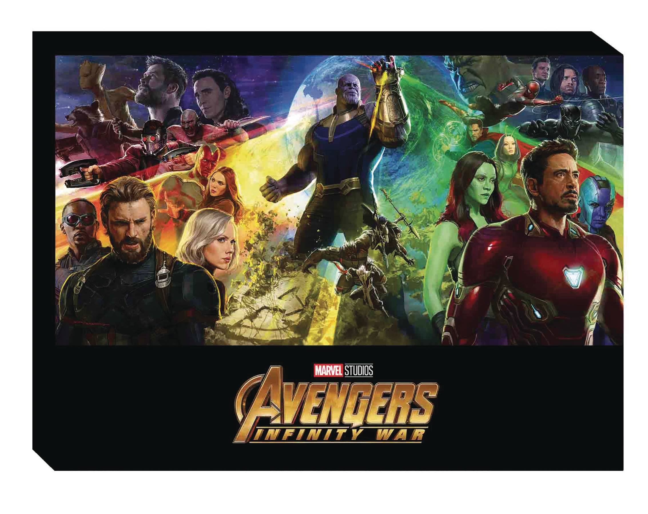 Marvels Avengers Infinity War Hardcover Art of Movie Slipcase