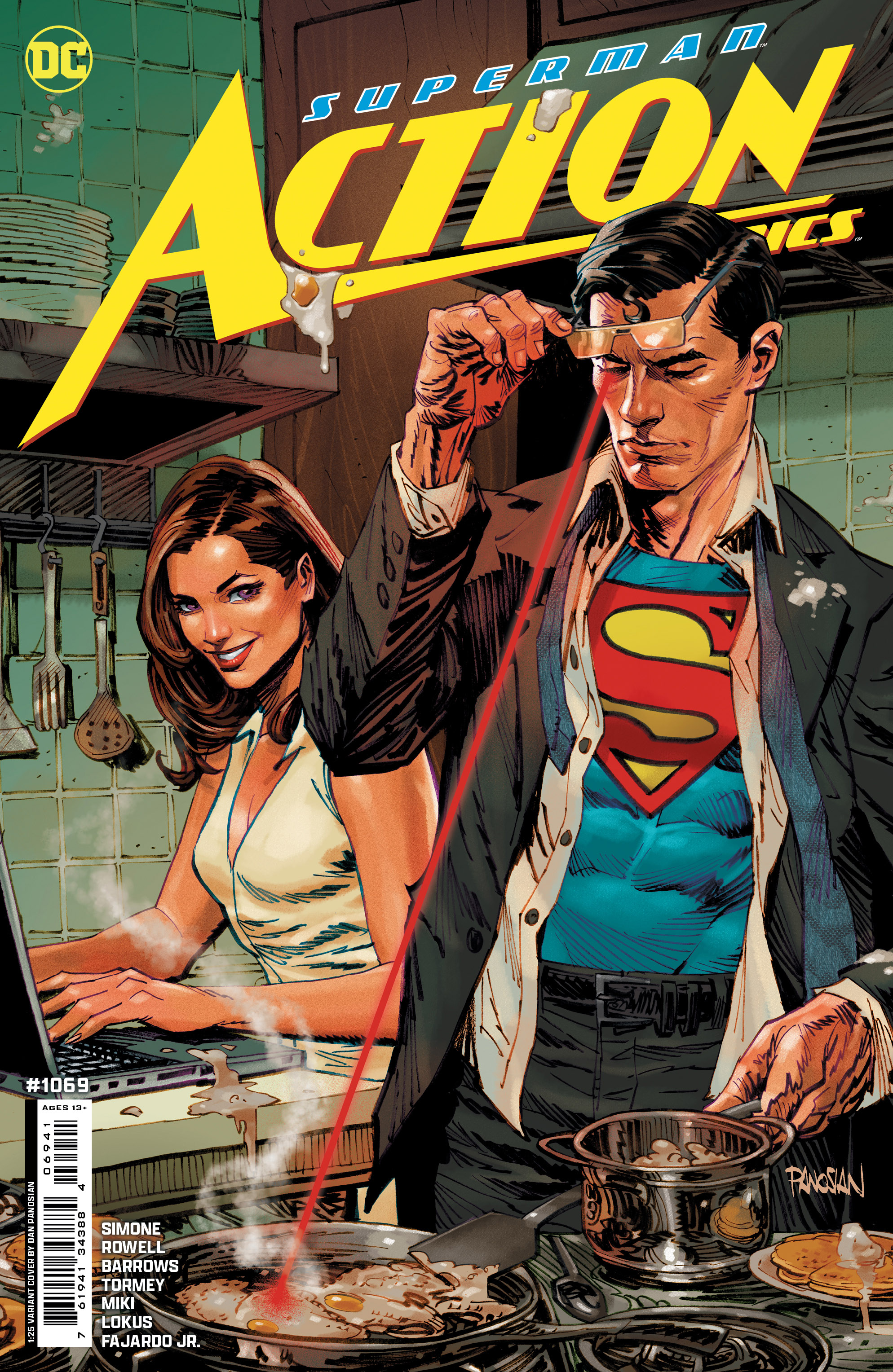 Action Comics #1069 Cover F 1 for 25 Incentive Dan Panosian Card Stock Variant