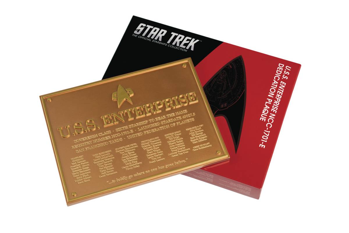 Star Trek Dedication Plaque #2 USS Enterprise E