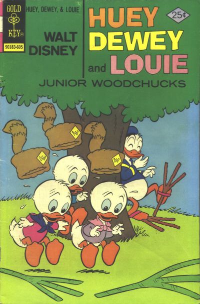 Walt Disney Huey, Dewey And Louie Junior Woodchucks #38 [Gold Key]-Near Mint (9.2 - 9.8)