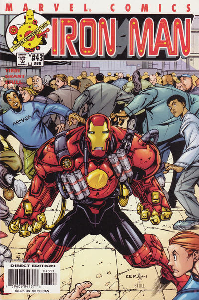 Iron Man #43 [Direct Edition]-Near Mint (9.2 - 9.8)