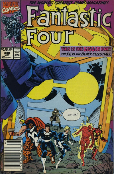 Fantastic Four #340 [Newsstand] - Vg/Fn