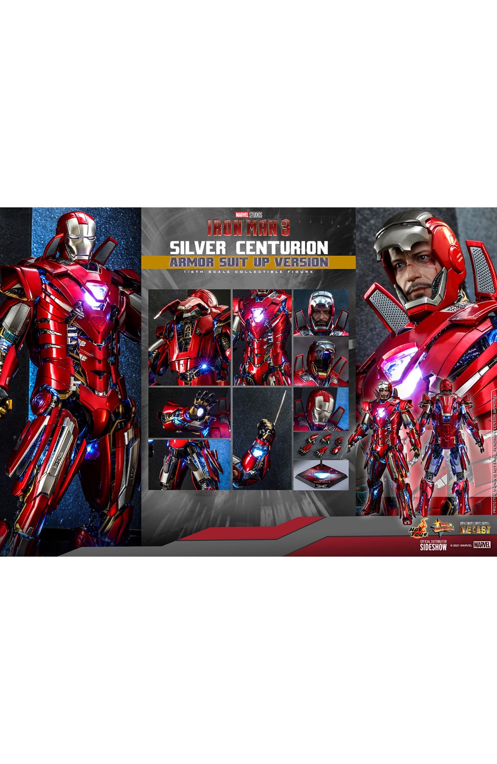Silver Centurion (Armor Suit Up Version) Hot Toys 1:6 Scale Pre-Order