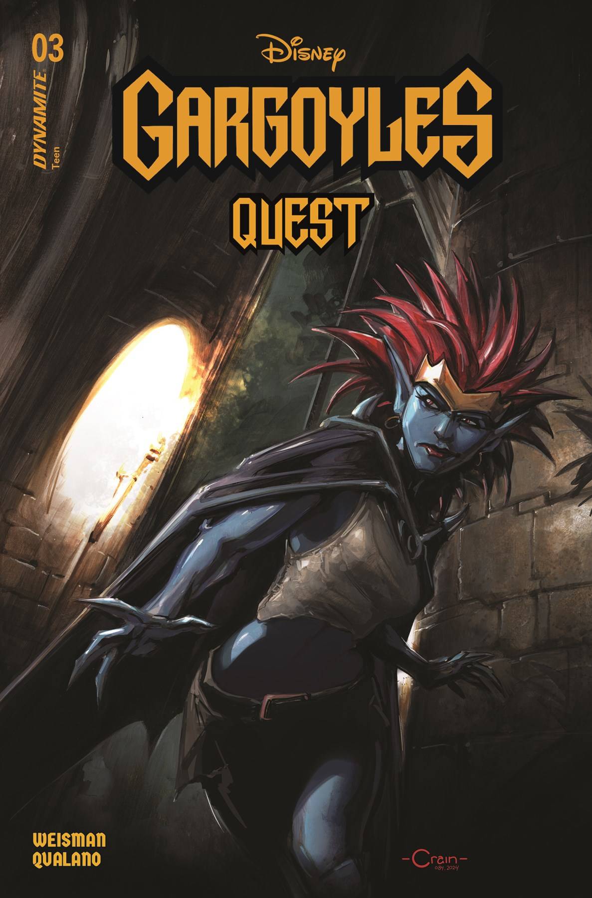 Gargoyles Quest #3 Cover A Crain