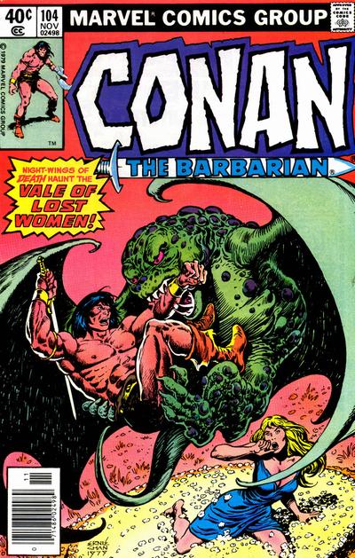 Conan The Barbarian #104 [Newsstand]-Very Fine (7.5 – 9)