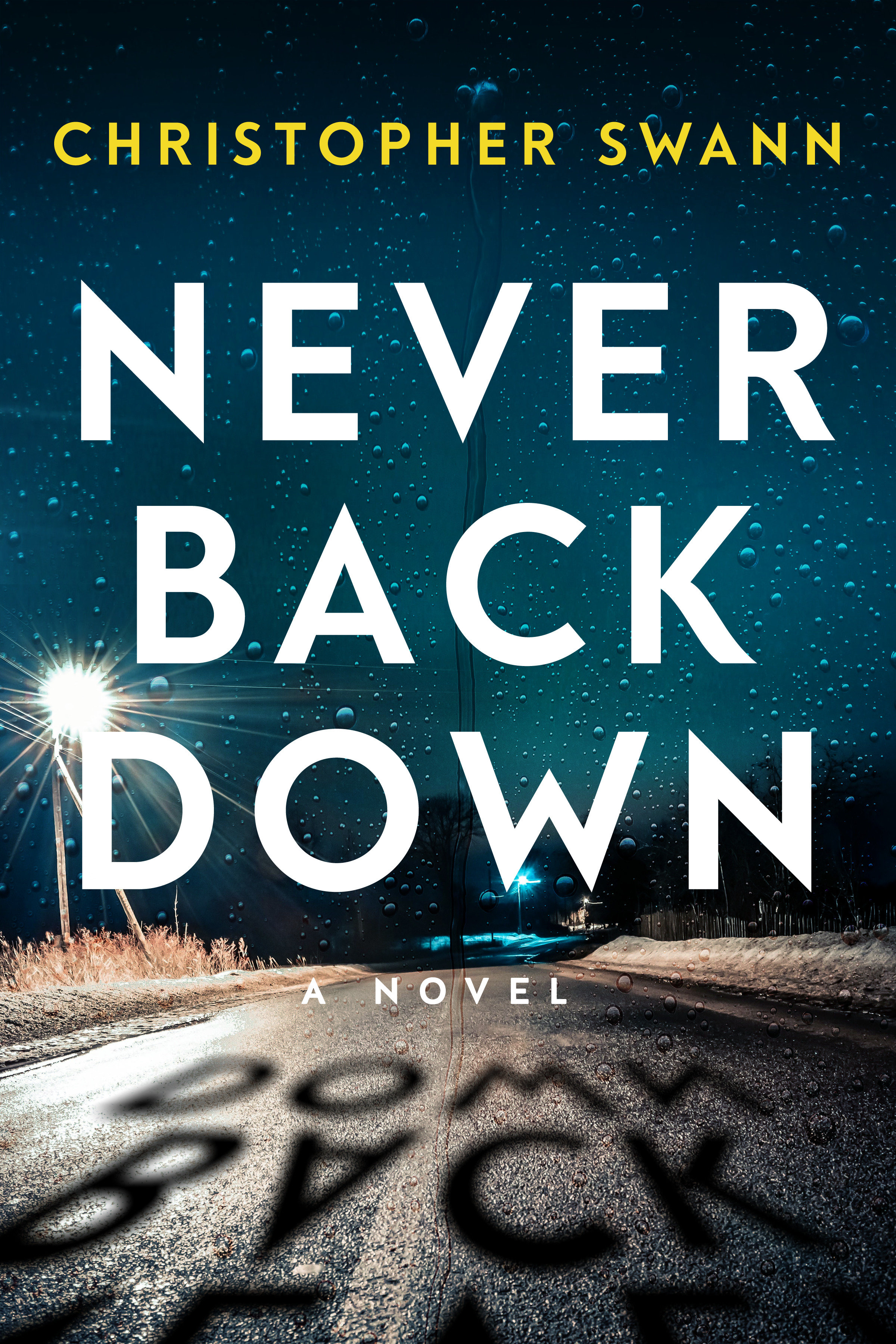 Never Back Down (Hardcover Book)