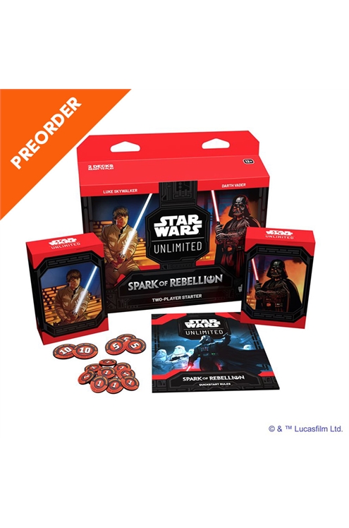 Preorder - Star Wars: Unlimited: Spark of Rebellion Two Player Starter