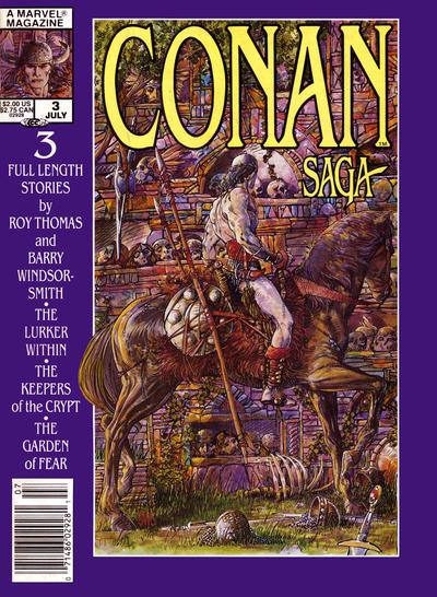 Conan Saga #3 [Newsstand] - Fn-