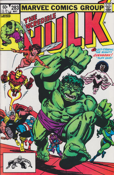 The Incredible Hulk #283 [Direct]-Very Fine (7.5 – 9)