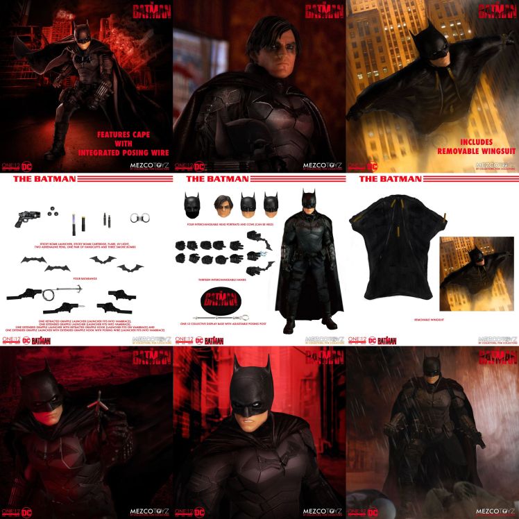 ***Pre-Order*** Mezco 1/12 The Batman Action Figure