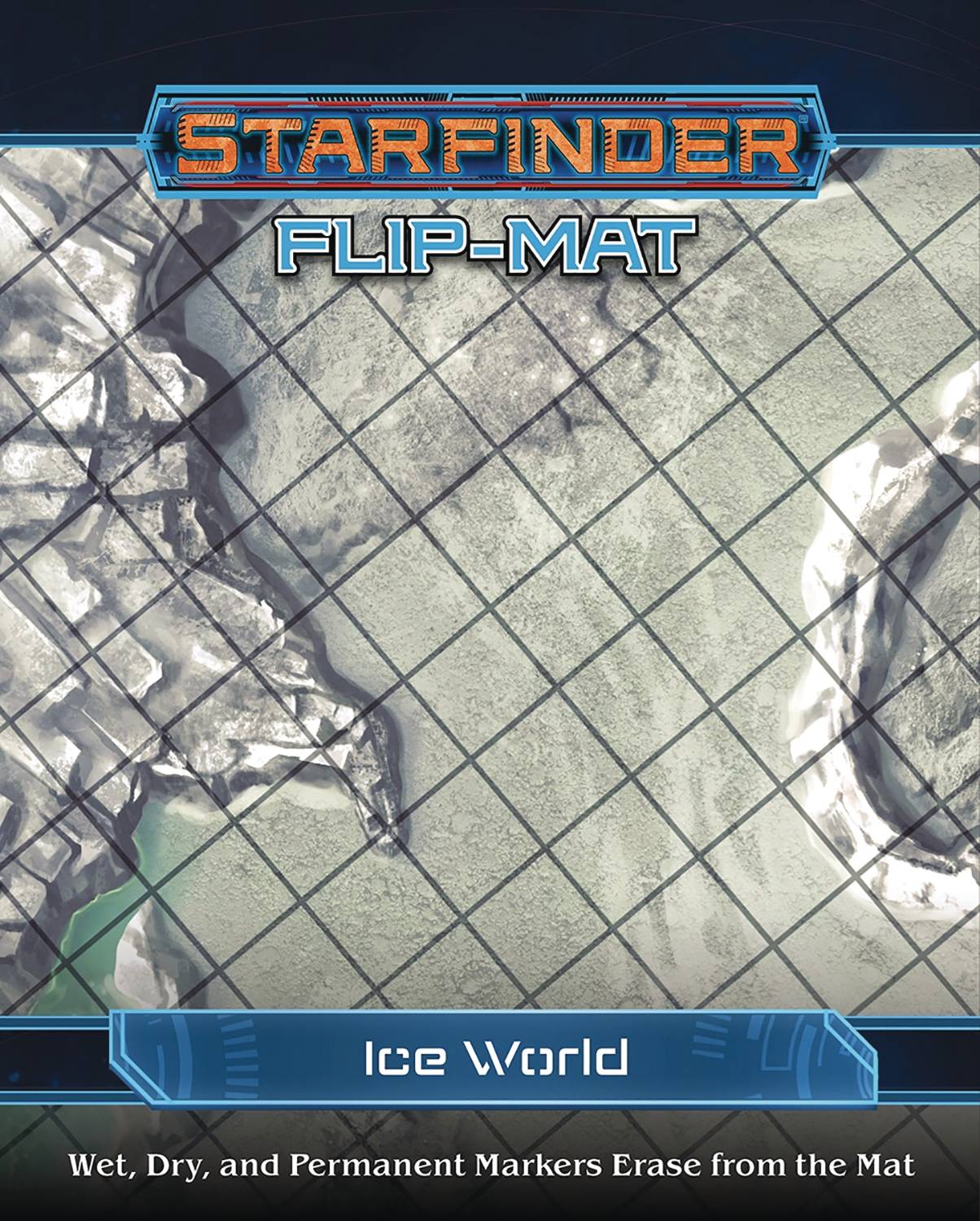 Starfinder RPG Flip Mat Ice World