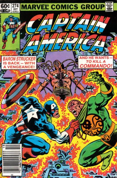 Captain America #274 [Newsstand] - Fine + 