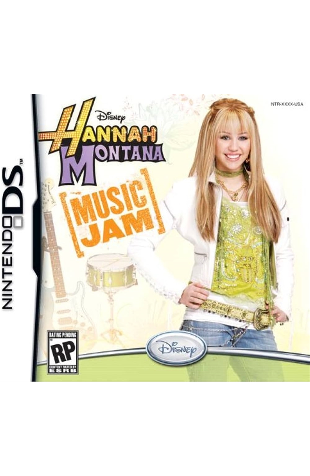Nintendo Ds Nds Disney Hannah Montana Music Jam