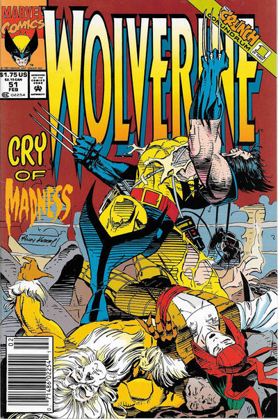 Wolverine #51 [Newsstand]-Near Mint (9.2 - 9.8)
