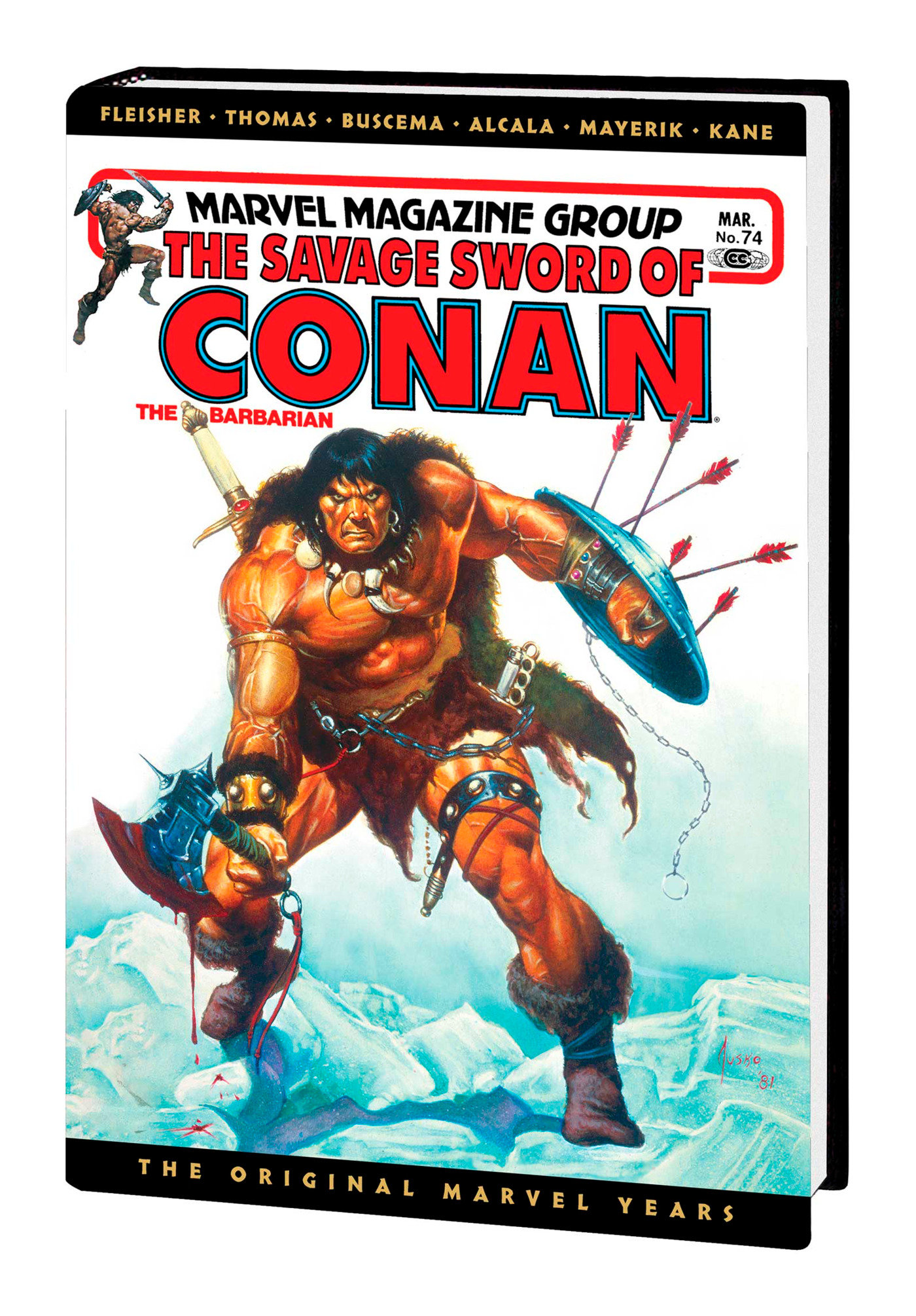 Savage Sword of Conan Hardcover Original Marvel Years Omnibus Volume 6 Direct Market Variant (Mature)