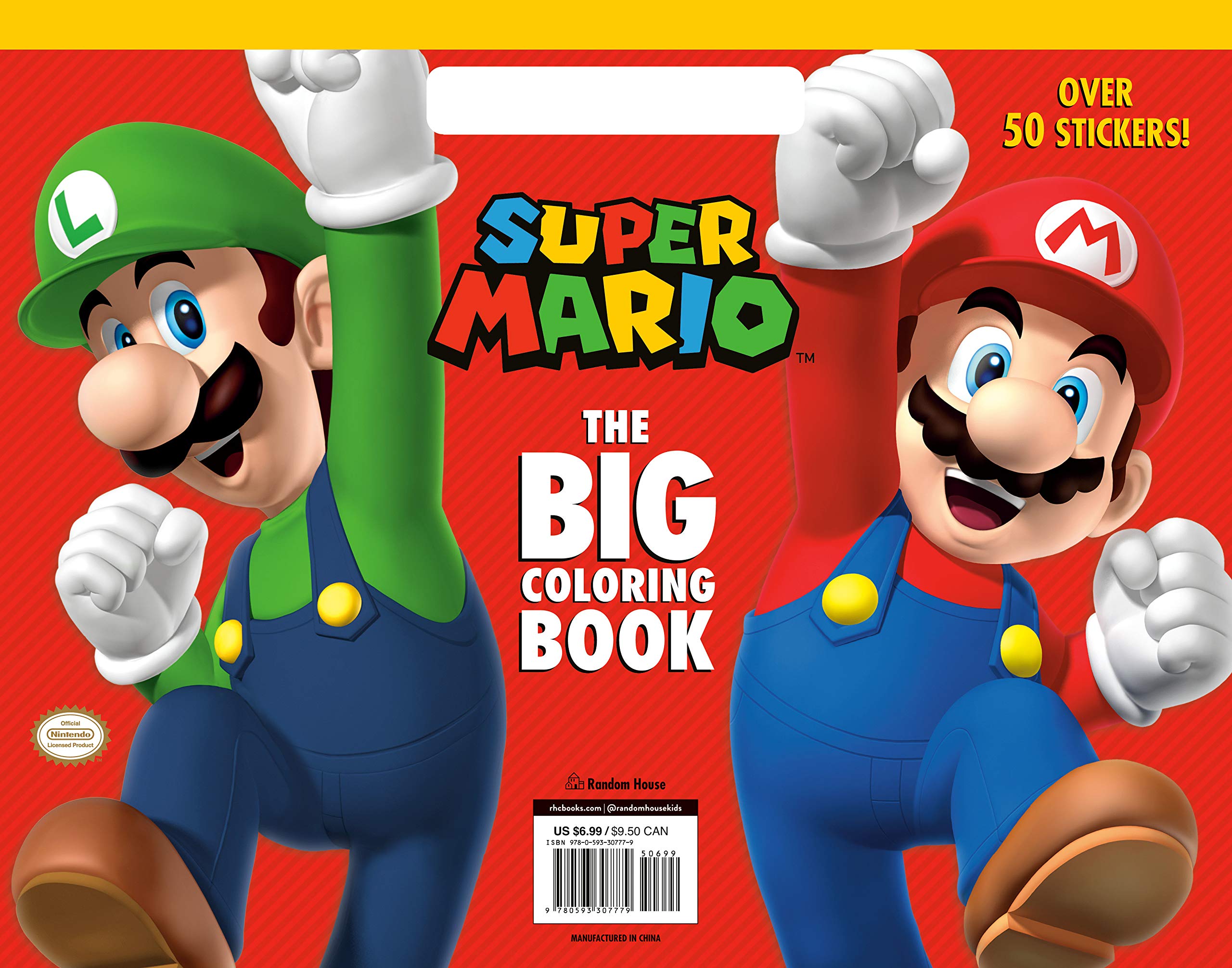 Super Mario The Big Coloring Book