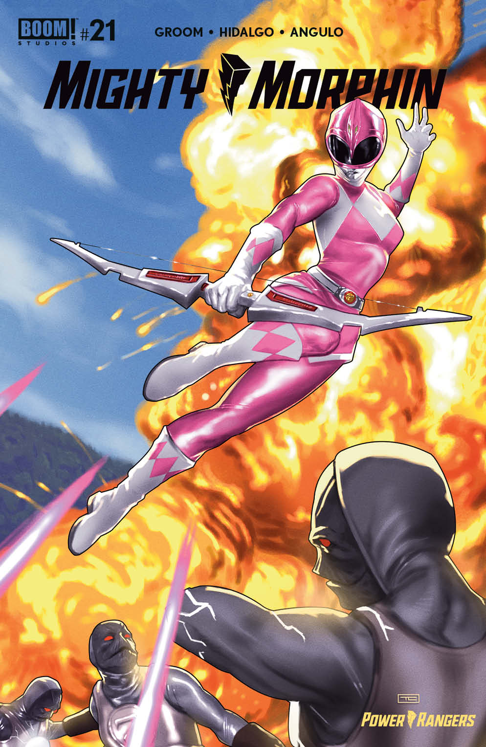 Mighty Morphin #21 Cover F Last Call Reveal Variant Clarke
