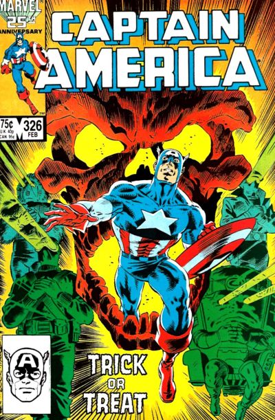 Captain America #326 [Direct]-Fine (5.5 – 7)