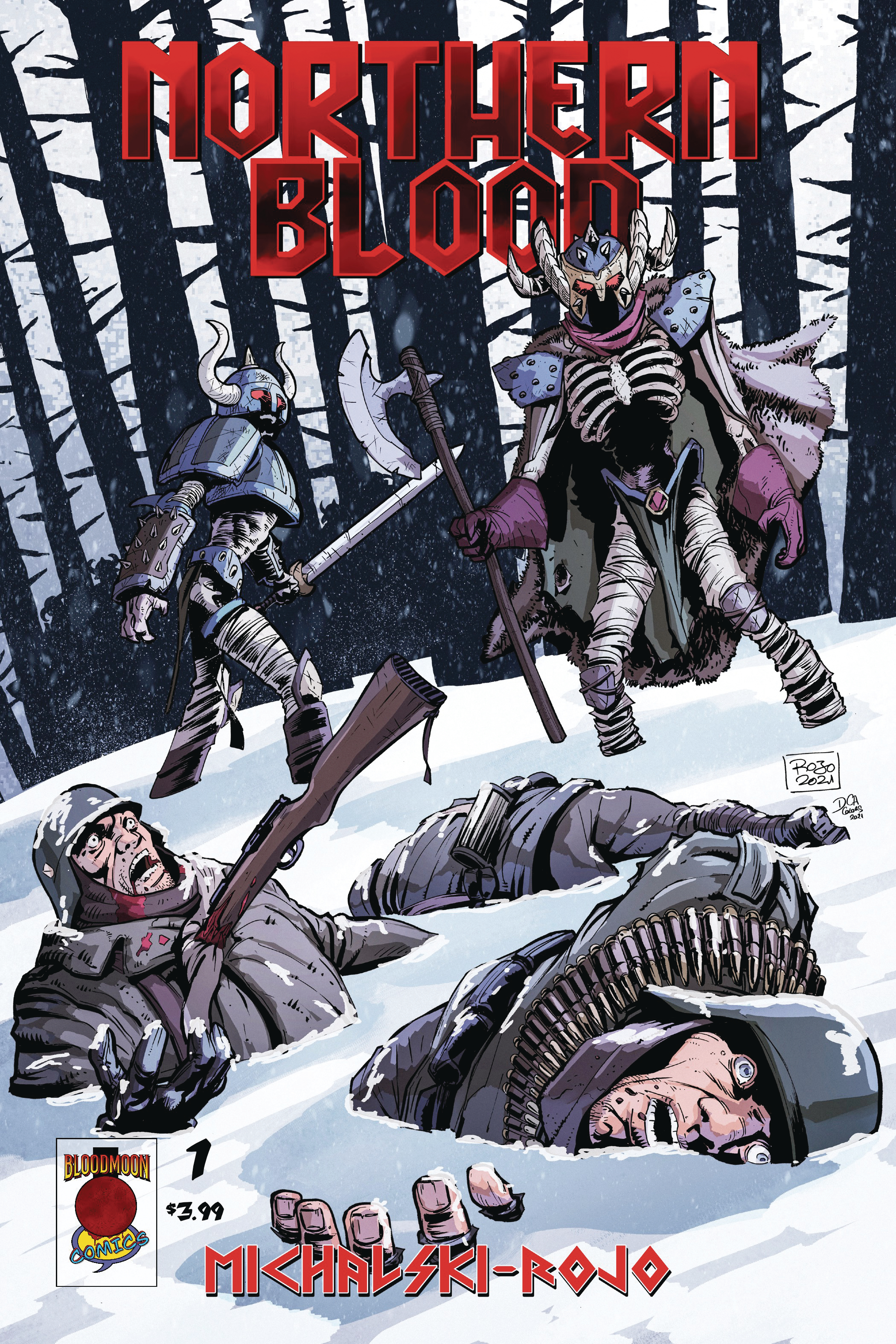 Northern Blood #1 Cover A Rojo Standard (Of 4)