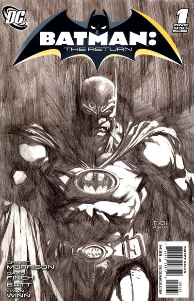 Batman: The Return #1 [David Finch Sketch Cover] - Vf 8.0
