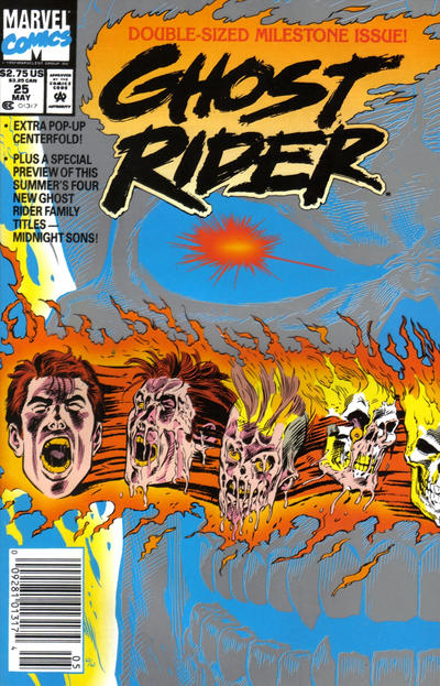 Ghost Rider #25 [Newsstand]-Fine (5.5 – 7)