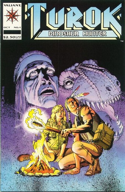 Turok, Dinosaur Hunter #4-Very Fine (7.5 – 9)