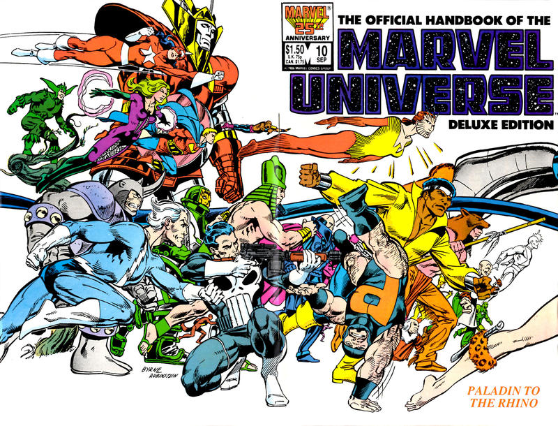 The Official Handbook of The Marvel Universe Deluxe Edition #10 [Direct]-Fine