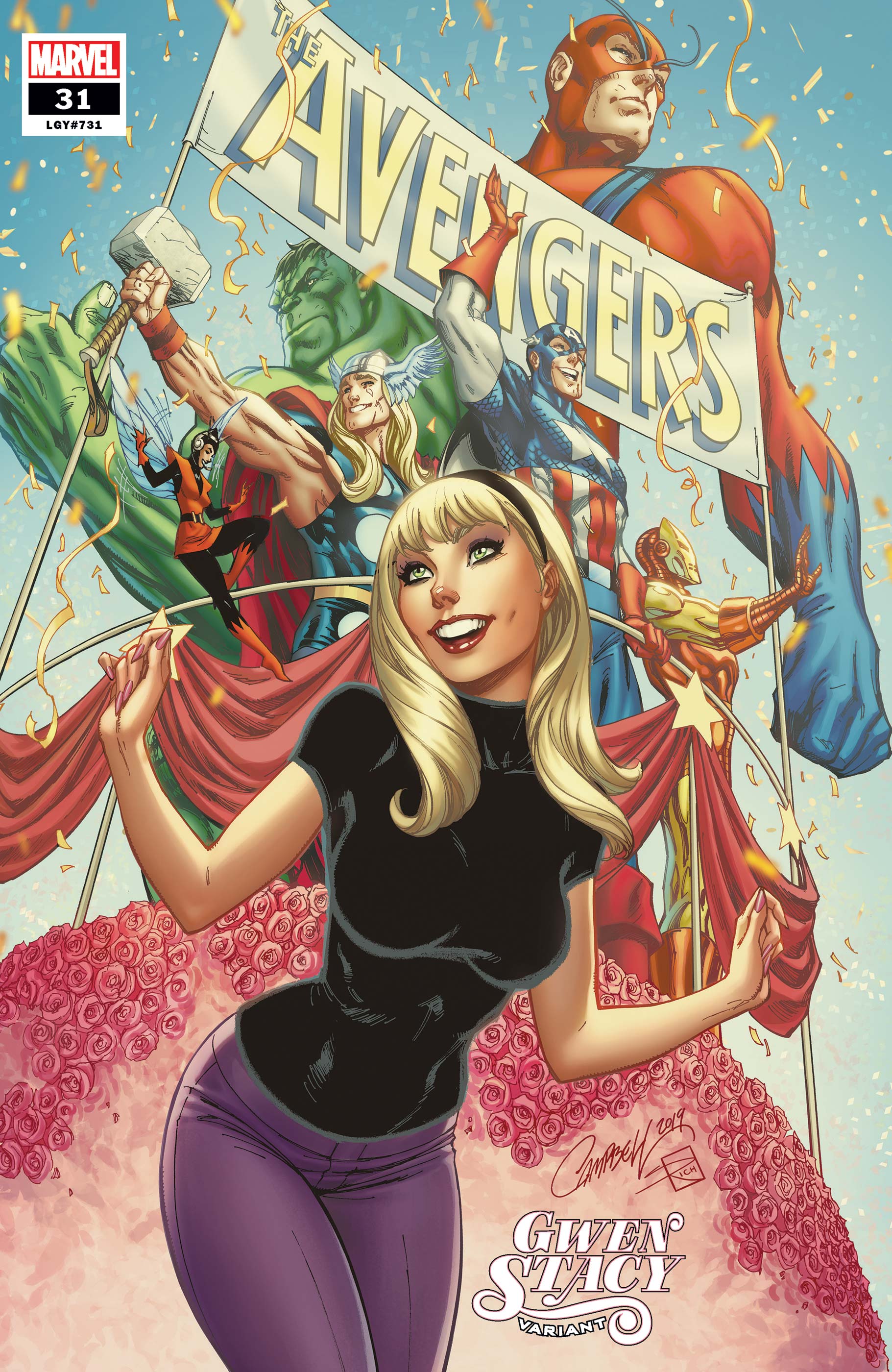 Avengers #31 J Scott Campbell Gwen Stacy Variant (2018)
