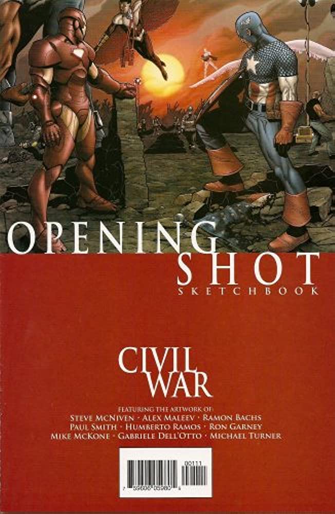 Civil War Opening Shot Special Promo Sketchbook (2006)