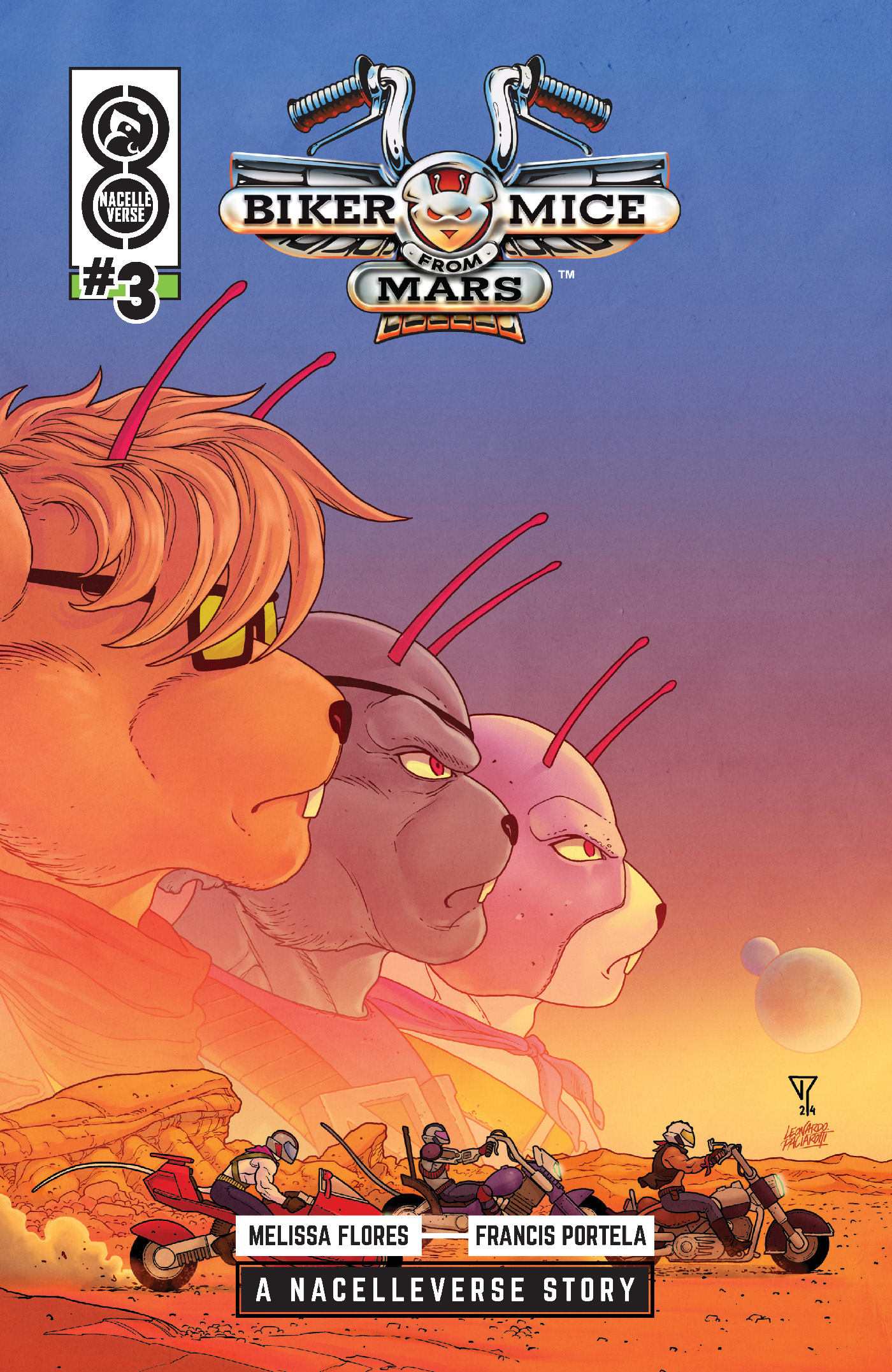 Biker Mice from Mars #3 Cover E 1 for 20 Incentive Francis Portela Variant (Of 3)