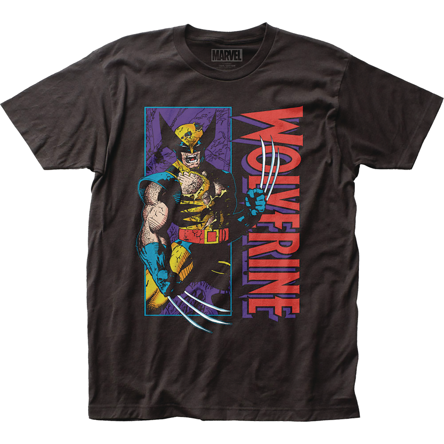 Marvel Heroes Wolverines Shredded T-Shirt Medium