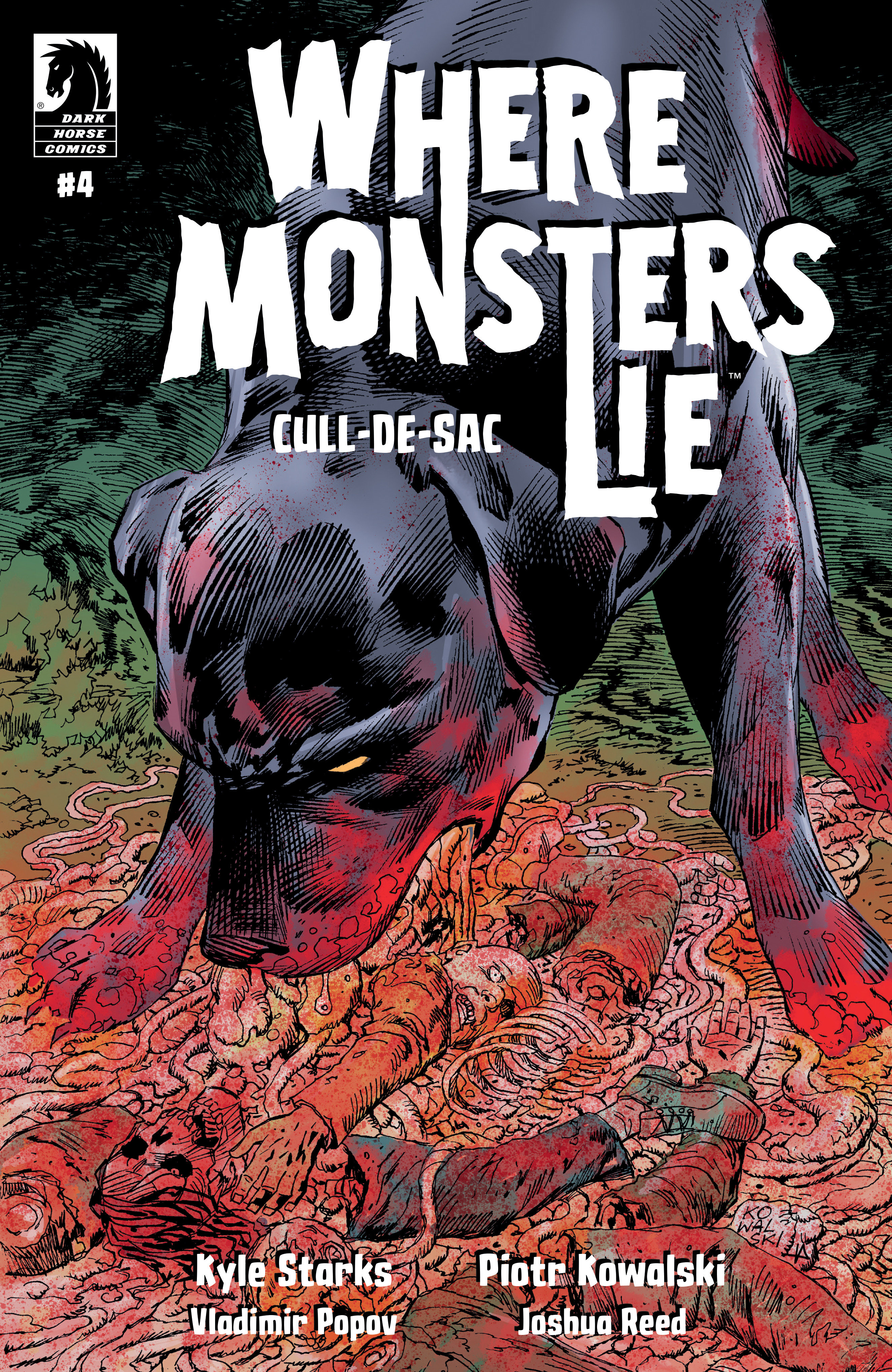 Where Monsters Lie: Cull-De-Sac #4 Cover A (Piotr Kowalski)