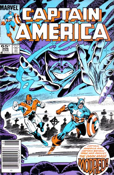 Captain America #306 [Newsstand] - Fn+ 