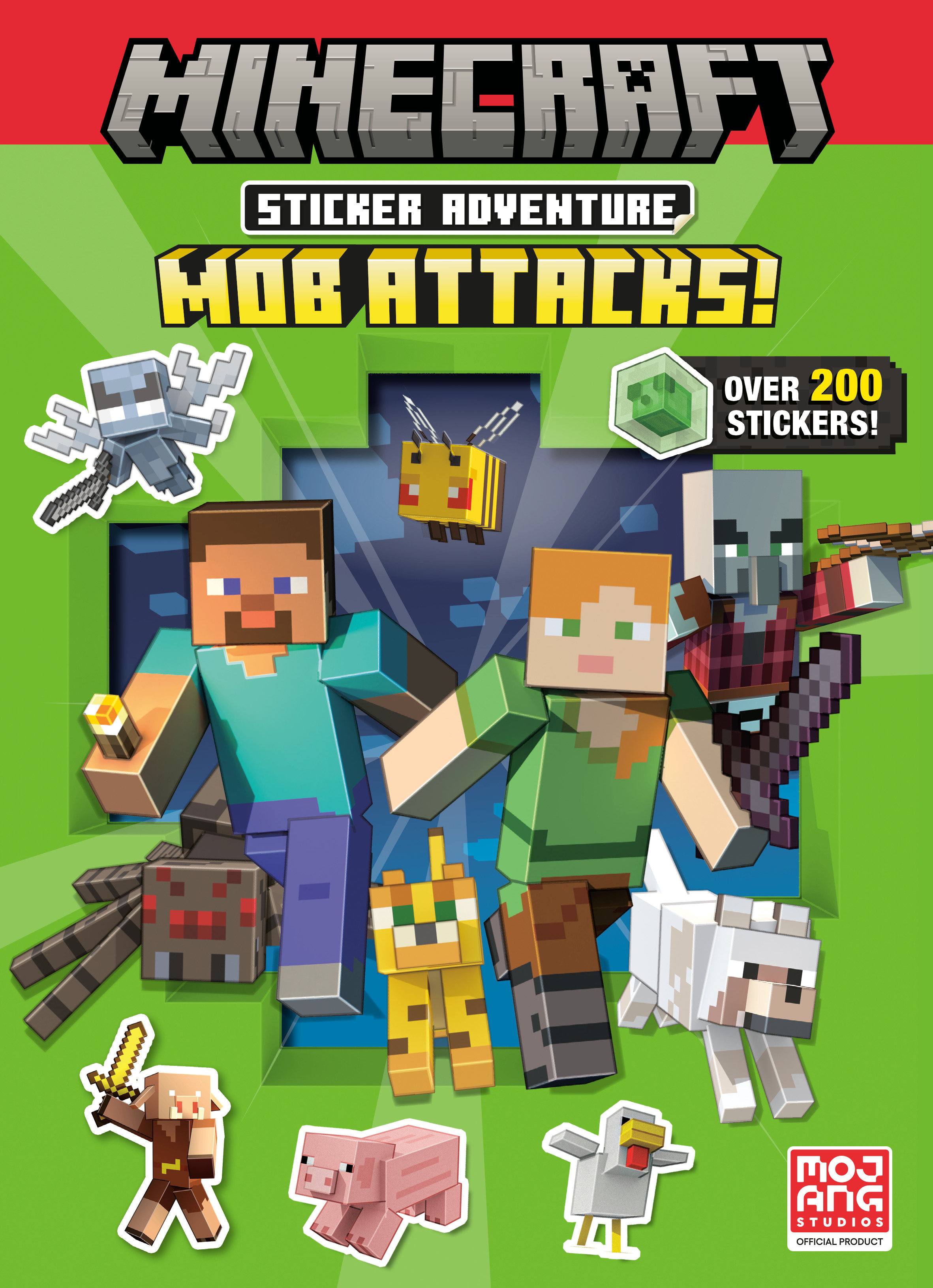 Minecraft Sticker Adventure Mob Attacks! (Minecraft)